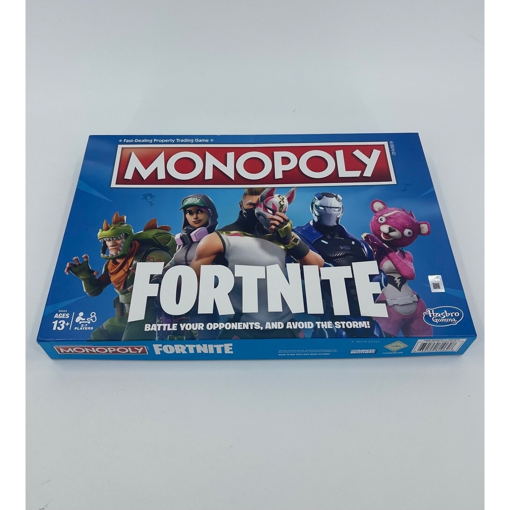 Monopoly FORTNITE Board Game Epic EDITION‎ Hasbro Characters Action Die Storm